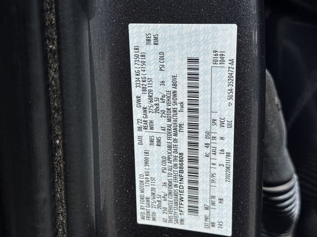 Used 2022 Ford F150 Lariat w/ Max Trailer Tow Package AWD/4WD image 34