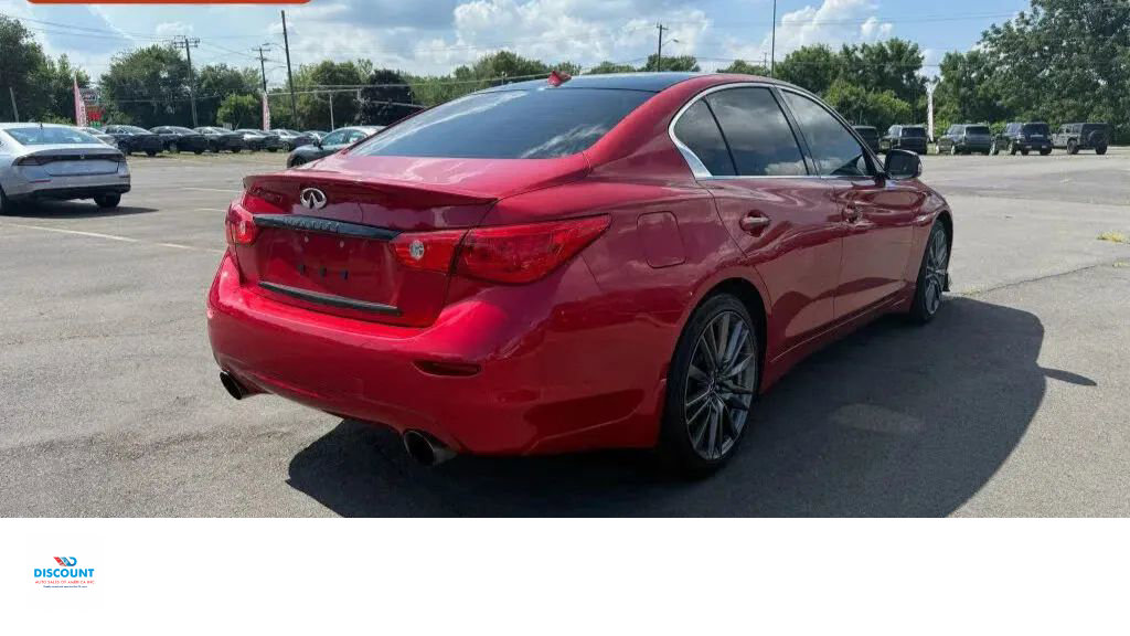 Used 2017 INFINITI Q50 Red Sport 400 image 3