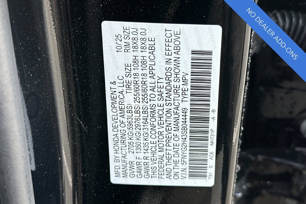 Certified 2025 Honda Pilot EX-L image 35