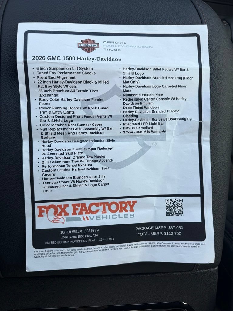 New 2026 GMC Sierra 1500 AT4 w/ AT4 Premium Package AWD/4WD image 25