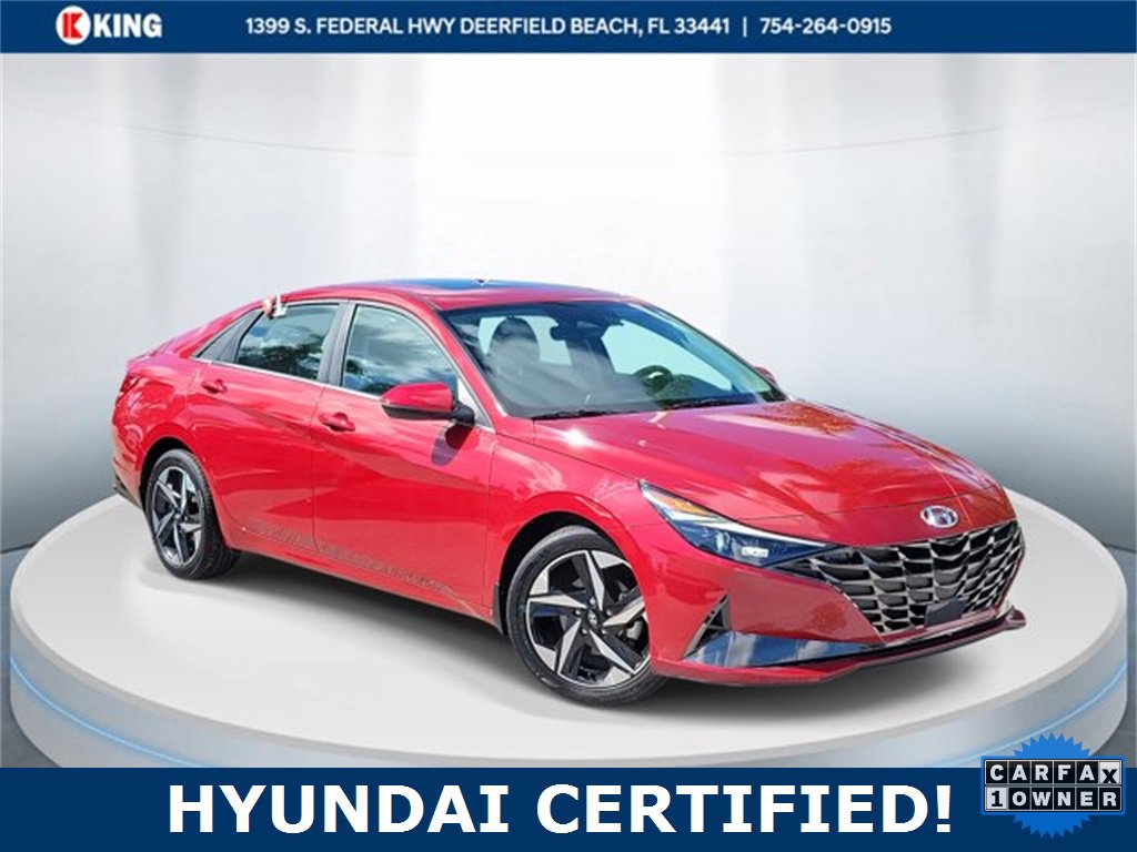 Certified 2023 Hyundai Elantra Limited