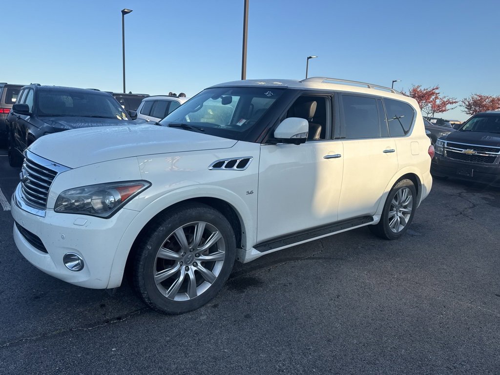 Used 2014 INFINITI QX80 4WD w/ Deluxe Touring Package