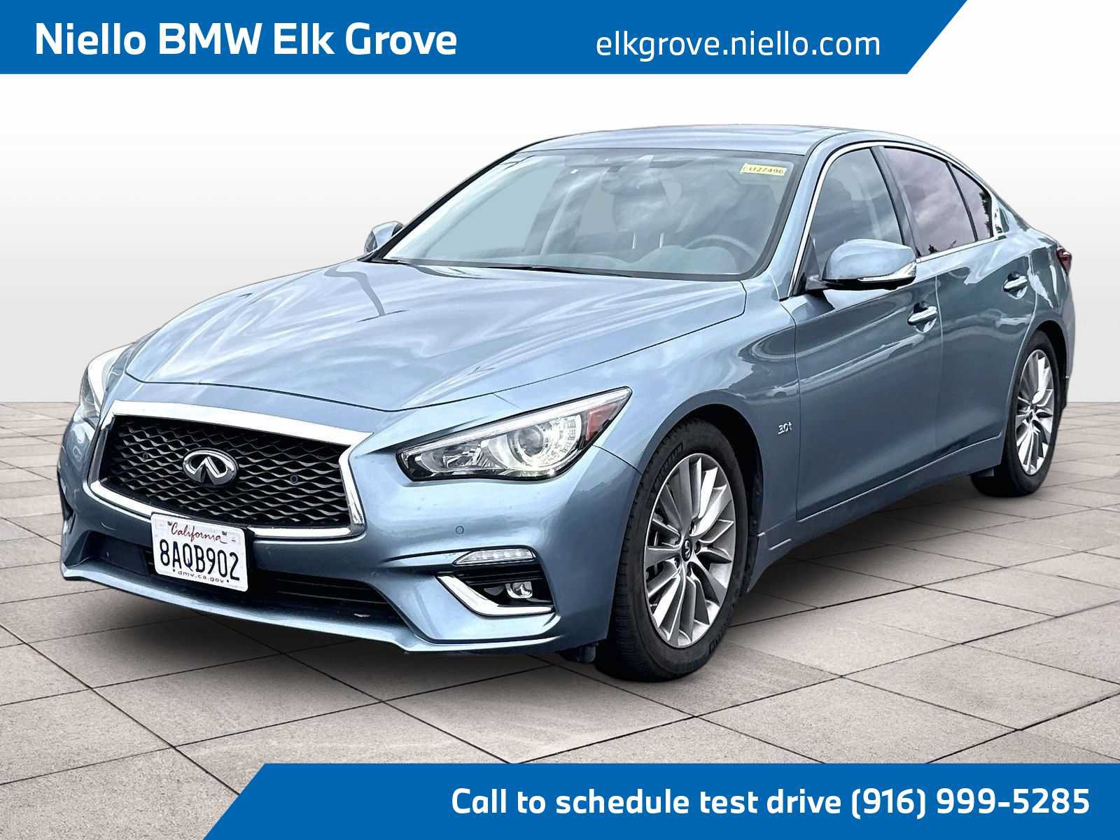 Used 2018 INFINITI Q50 Luxe w/ Sensory Package (Luxe) RWD image 1
