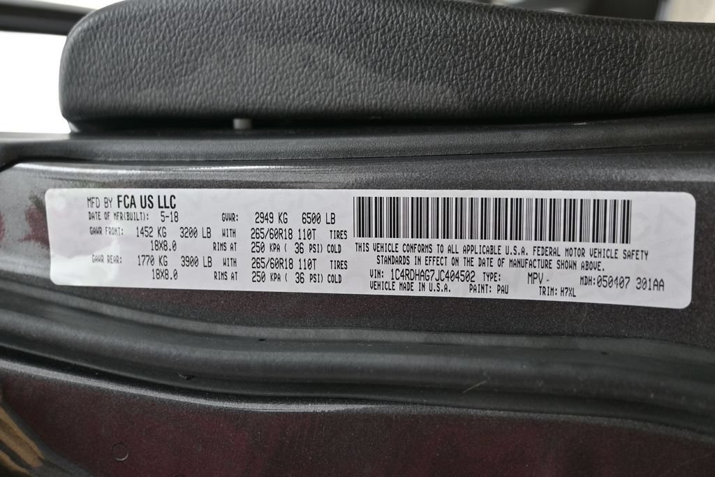 Used 2018 Dodge Durango SXT w/ Quick Order Package 2BB RWD image 3