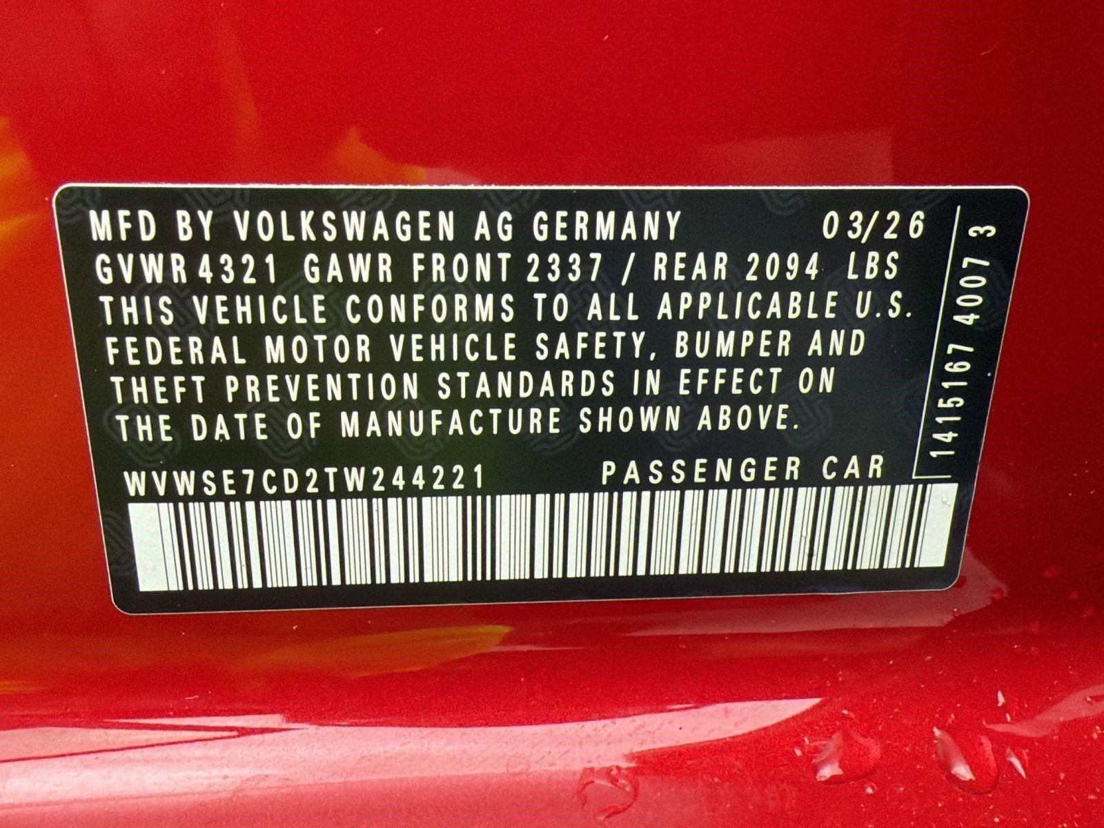 New 2026 Volkswagen Golf SE FWD image 18
