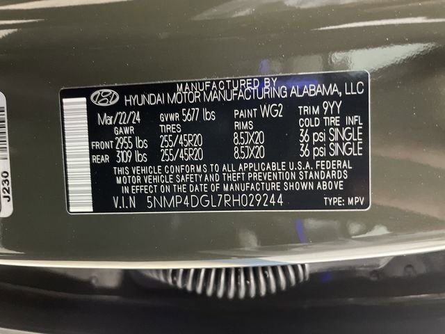 Used 2024 Hyundai Santa Fe Limited image 44