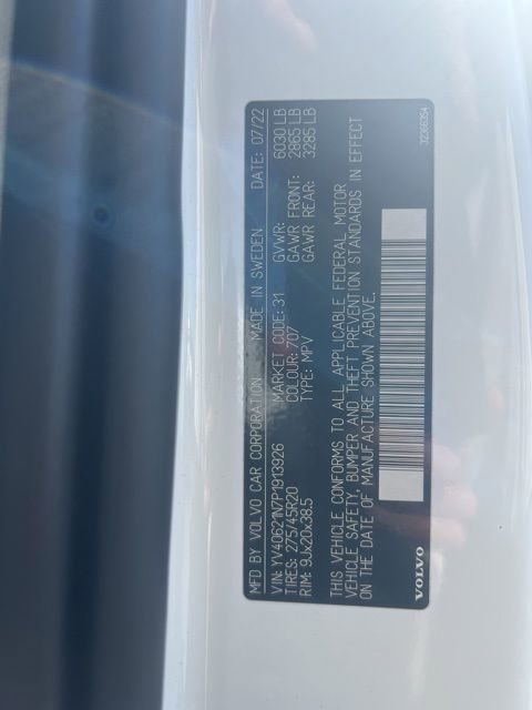 Used 2023 Volvo XC90 B6 Plus w/ Protection Package Premier image 9