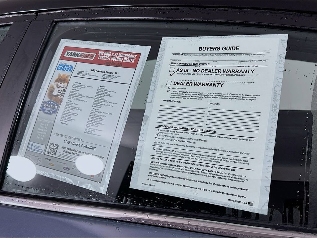 Used 2024 Nissan Sentra SR w/ SR Premium Package image 13