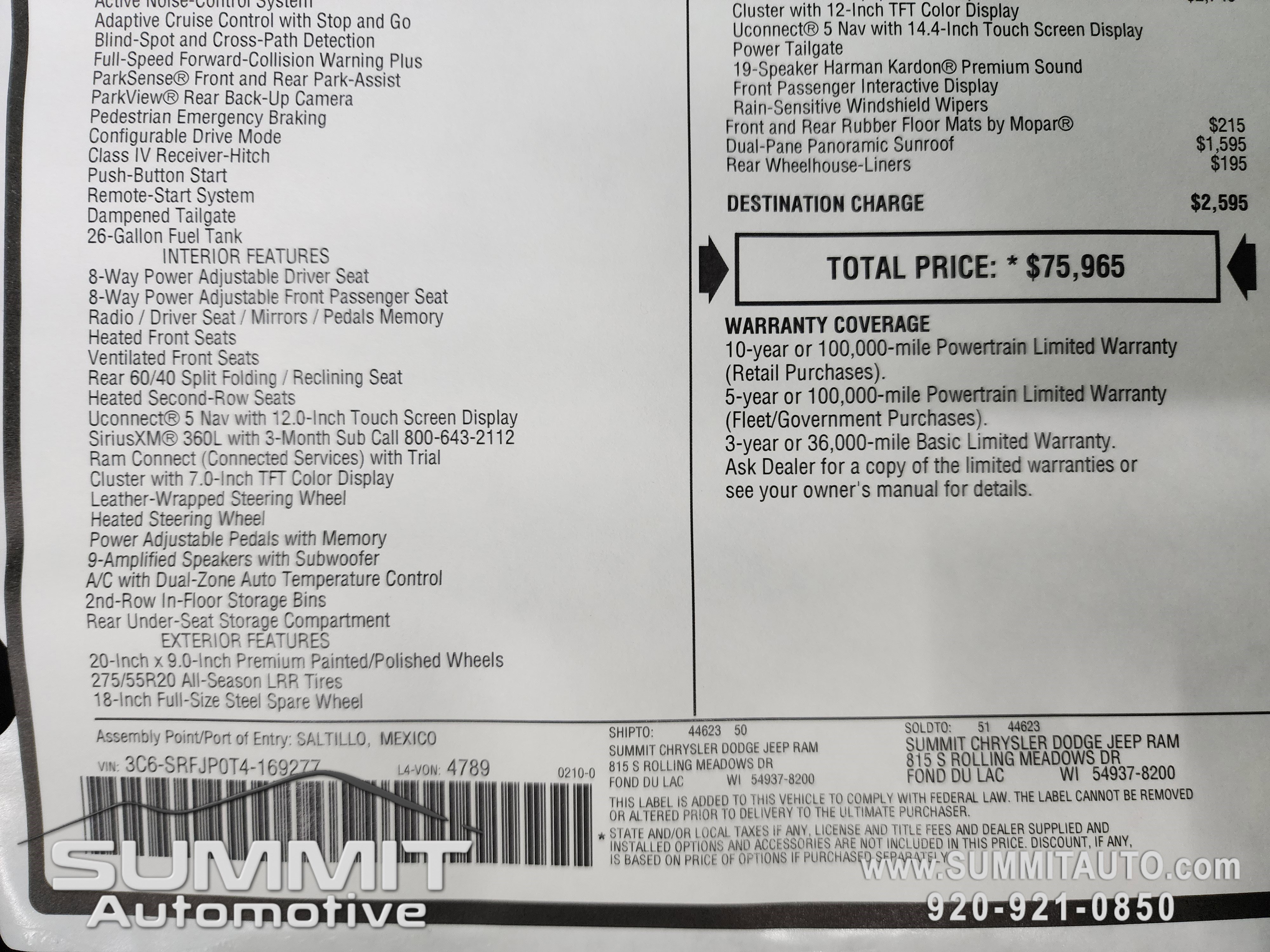 New 2026 RAM 1500 Laramie w/ Night Edition AWD/4WD image 39