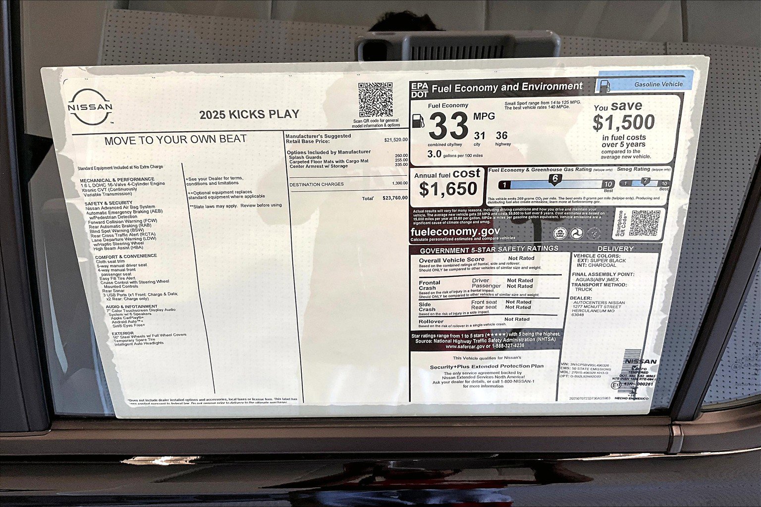New 2025 Nissan Kicks Play S image 71