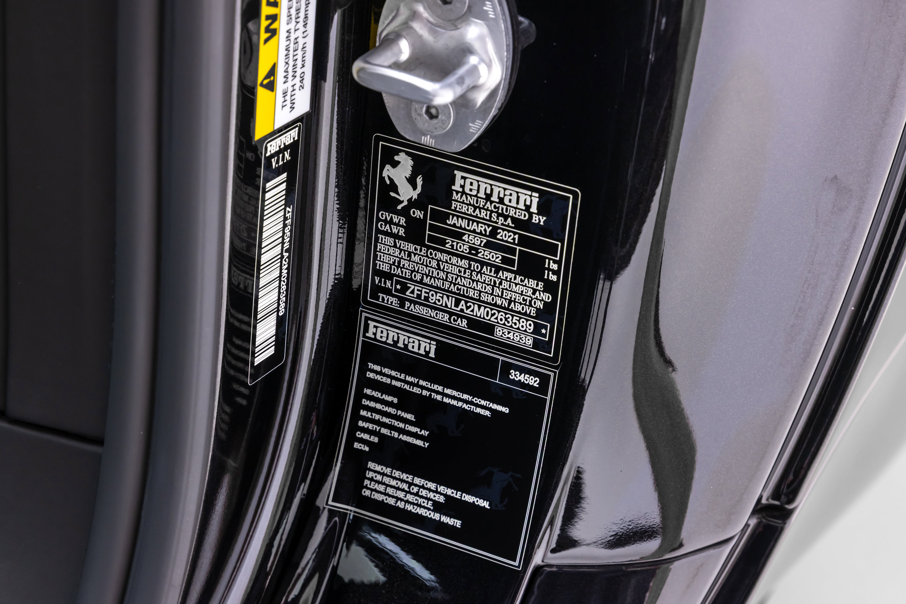 Certified 2021 Ferrari SF90 Stradale AWD/4WD image 58