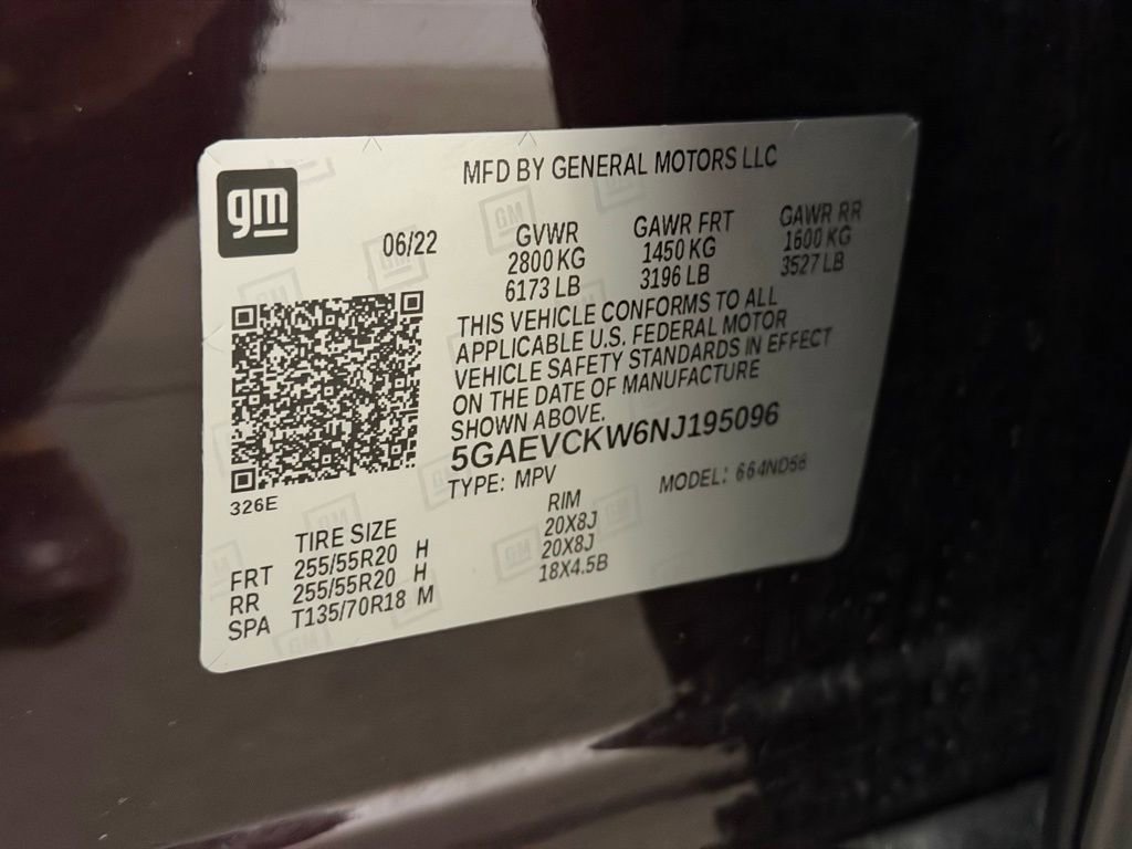 Certified 2022 Buick Enclave Avenir w/ Avenir Technology Package image 37