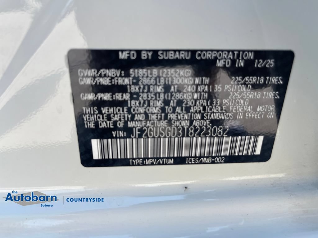 Used 2026 Subaru Crosstrek 2.5i Sport AWD/4WD image 30