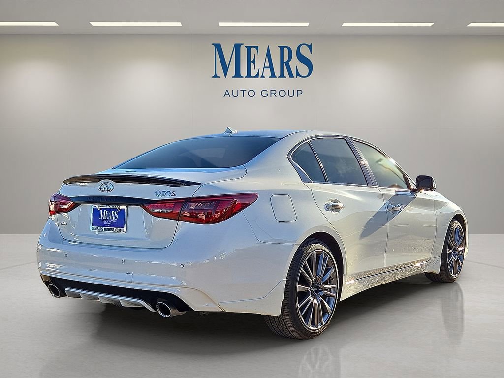 Used 2023 INFINITI Q50 Red Sport 400 w/ Carbon Fiber Package image 5
