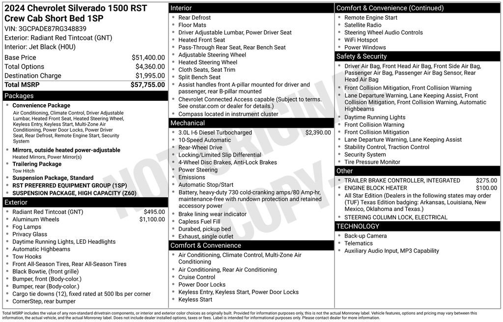 Used 2024 Chevrolet Silverado 1500 RST image 6