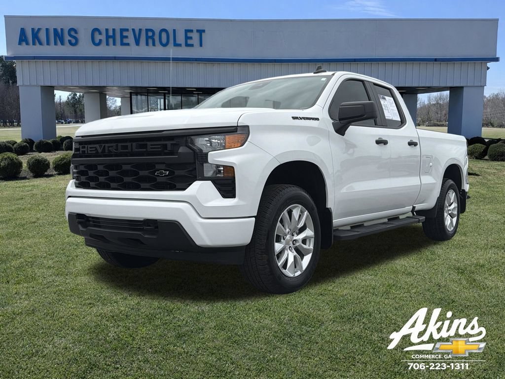 Certified 2023 Chevrolet Silverado 1500 Custom w/ LPO, Dark Essentials Package