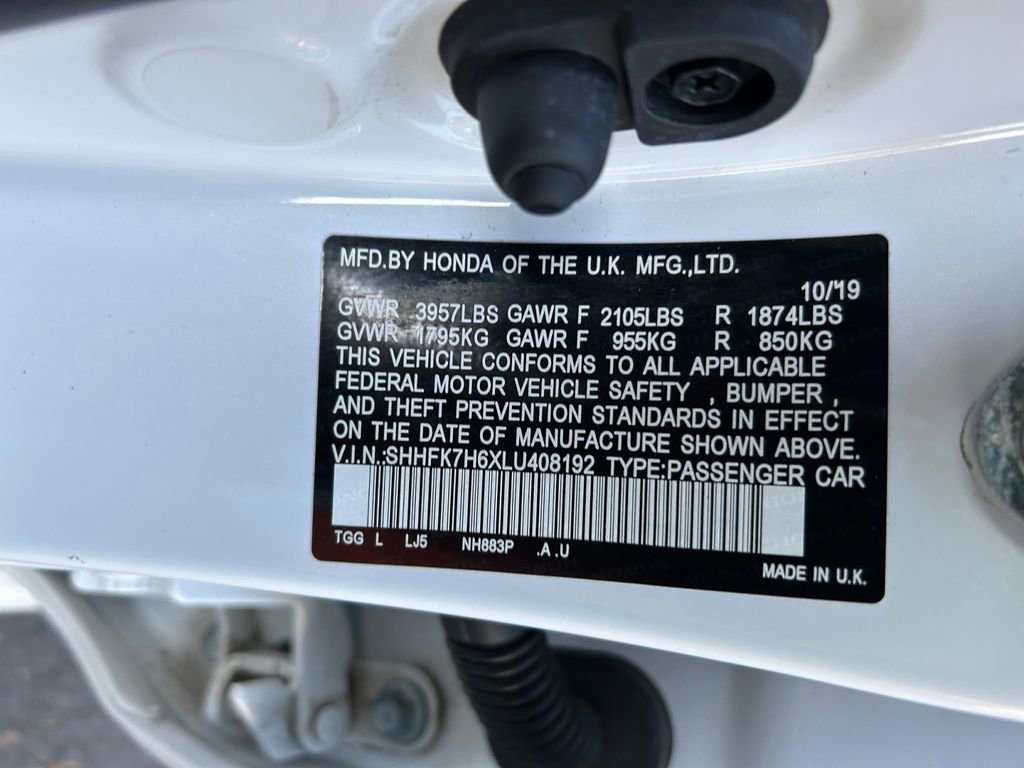 Used 2020 Honda Civic EX image 34