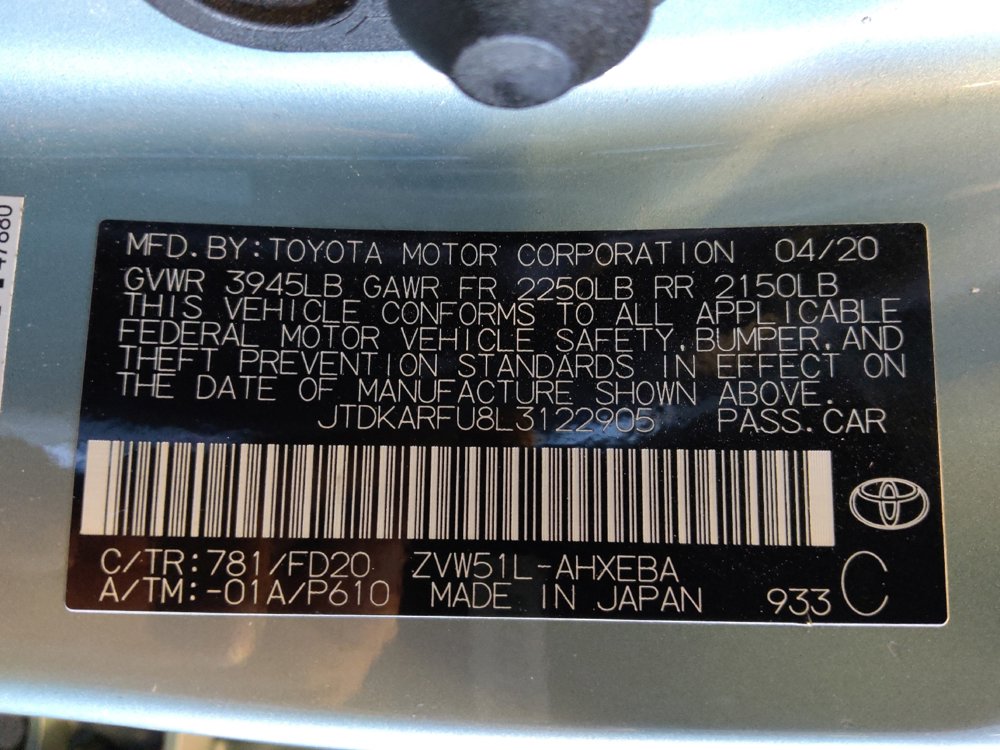 Used 2020 Toyota Prius LE image 33