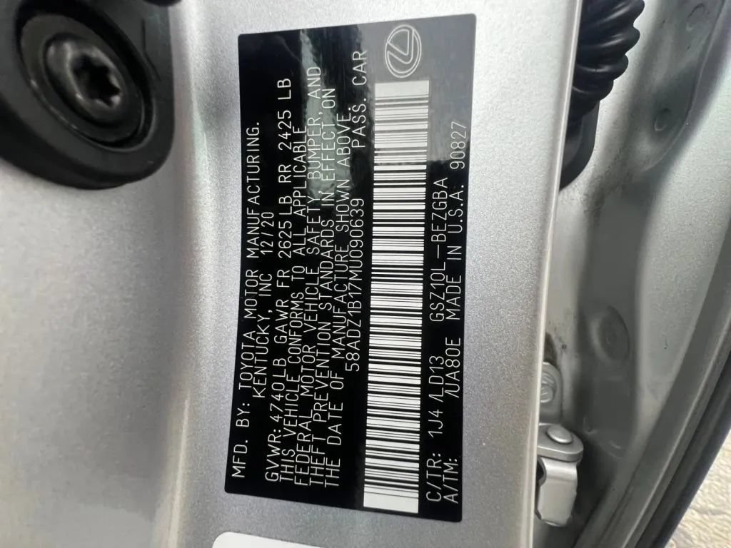 Used 2021 Lexus ES 350 w/ Premium Package FWD image 34