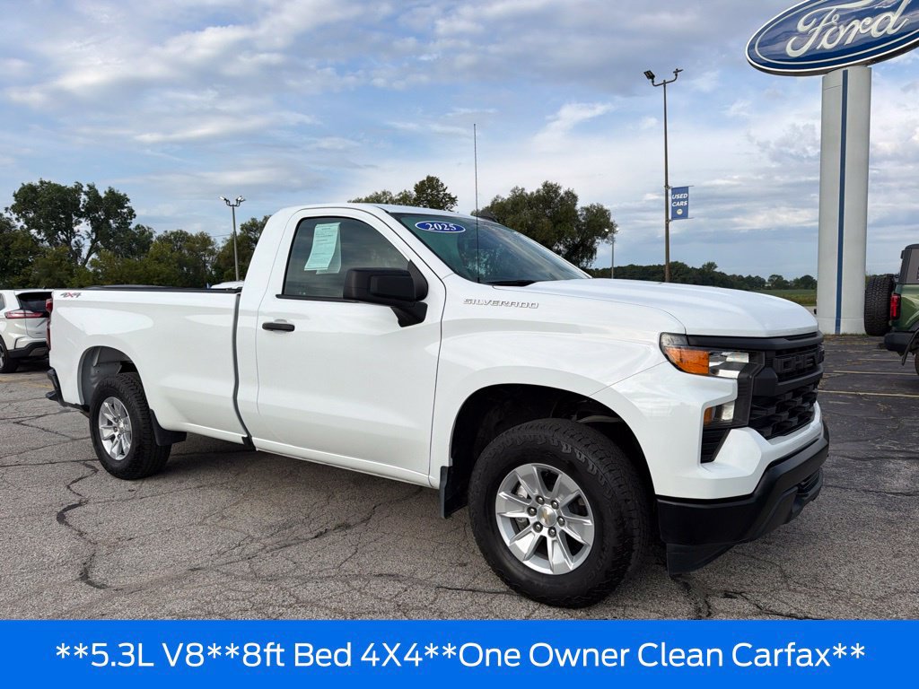 Used 2025 Chevrolet Silverado 1500 W/T w/ Trailering Package AWD/4WD image 3