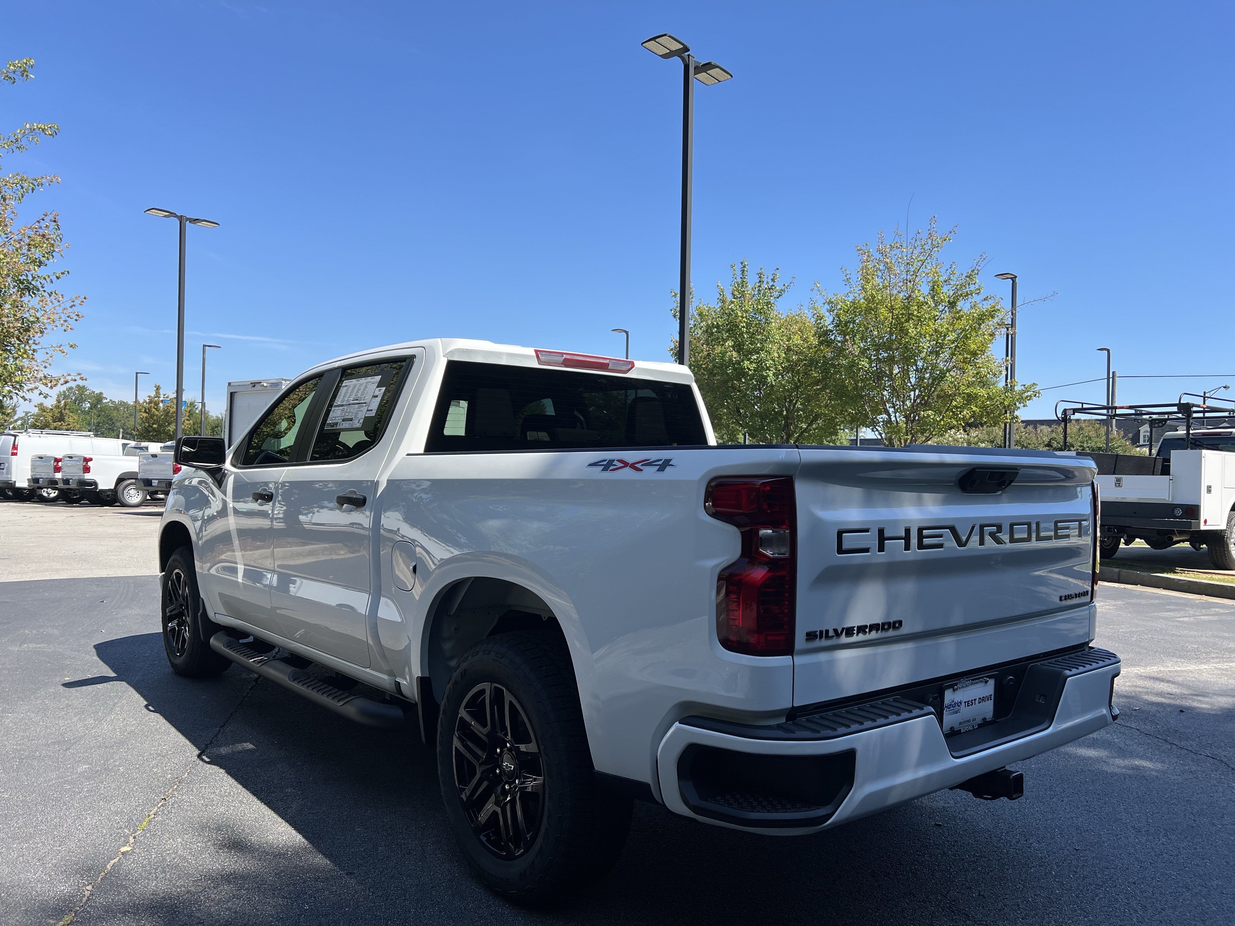 New 2026 Chevrolet Silverado 1500 Custom w/ Turbomax Blackout Package AWD/4WD image 7