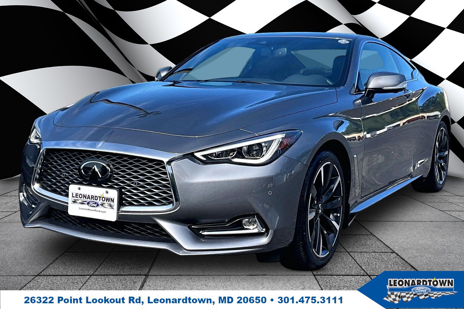 Used 2022 INFINITI Q60 3.0t Luxe w/ Cargo Package AWD/4WD image 1