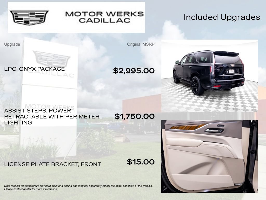 Used 2024 Cadillac Escalade Sport Platinum w/ LPO, ONYX Package AWD/4WD video 4