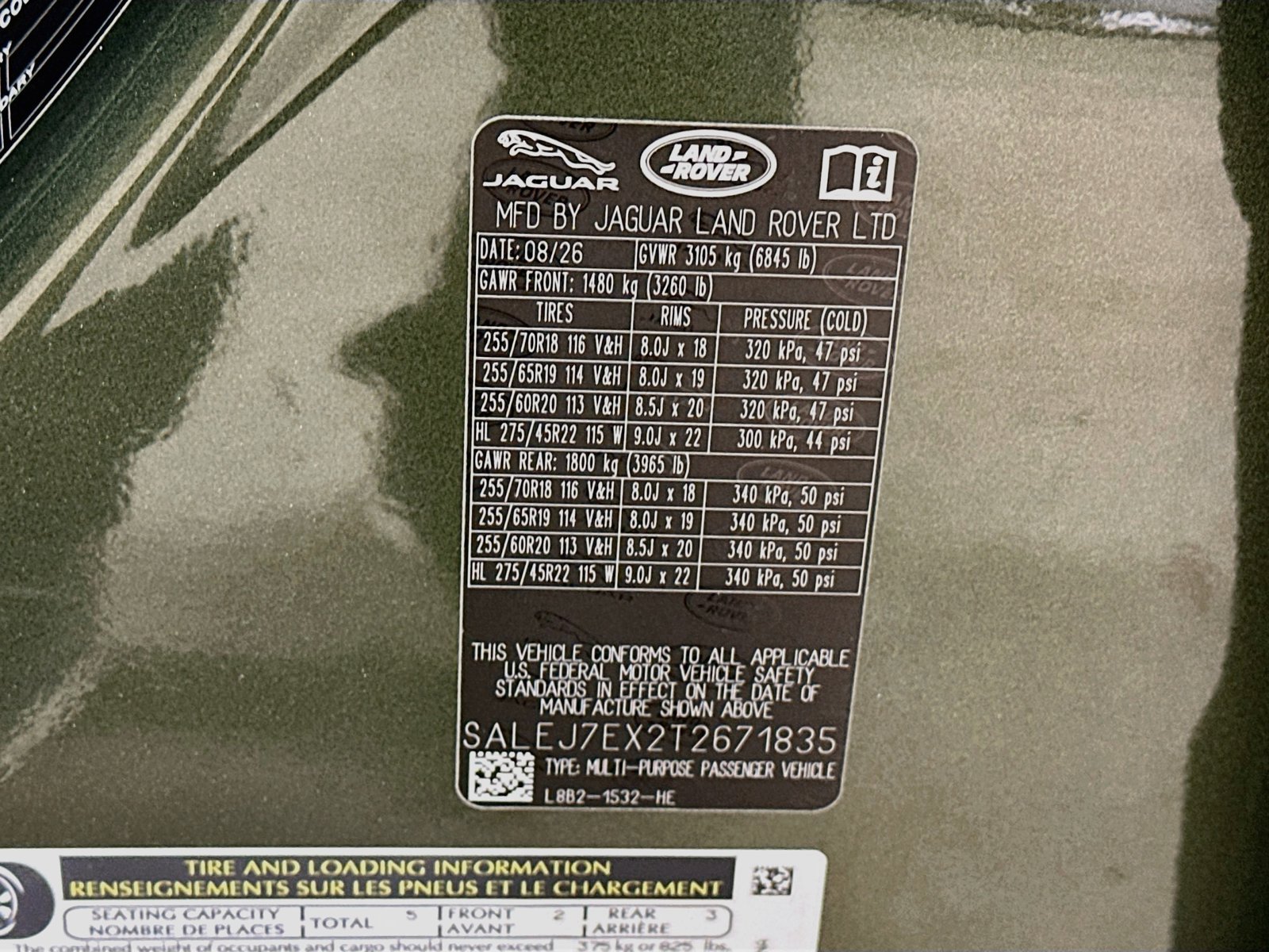 New 2026 Land Rover Defender 110 S AWD/4WD image 49