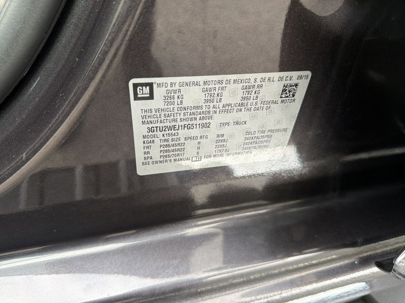 Used 2015 GMC Sierra 1500 Denali w/ Driver Alert Package image 30