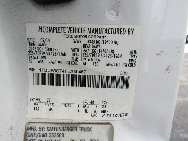 Used 2015 Ford F550 2WD Regular Cab Super Duty image 25