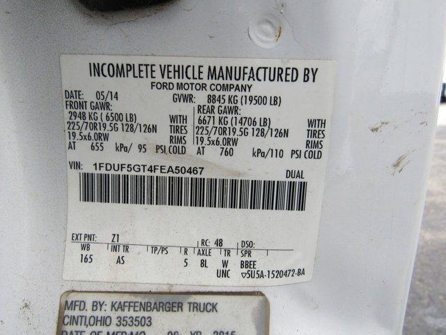 Used 2015 Ford F550 2WD Regular Cab Super Duty image 25