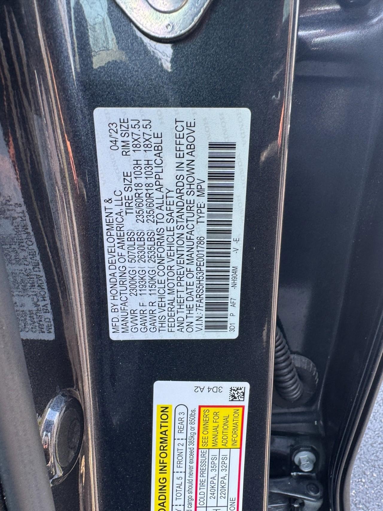 Certified 2023 Honda CR-V Sport image 29