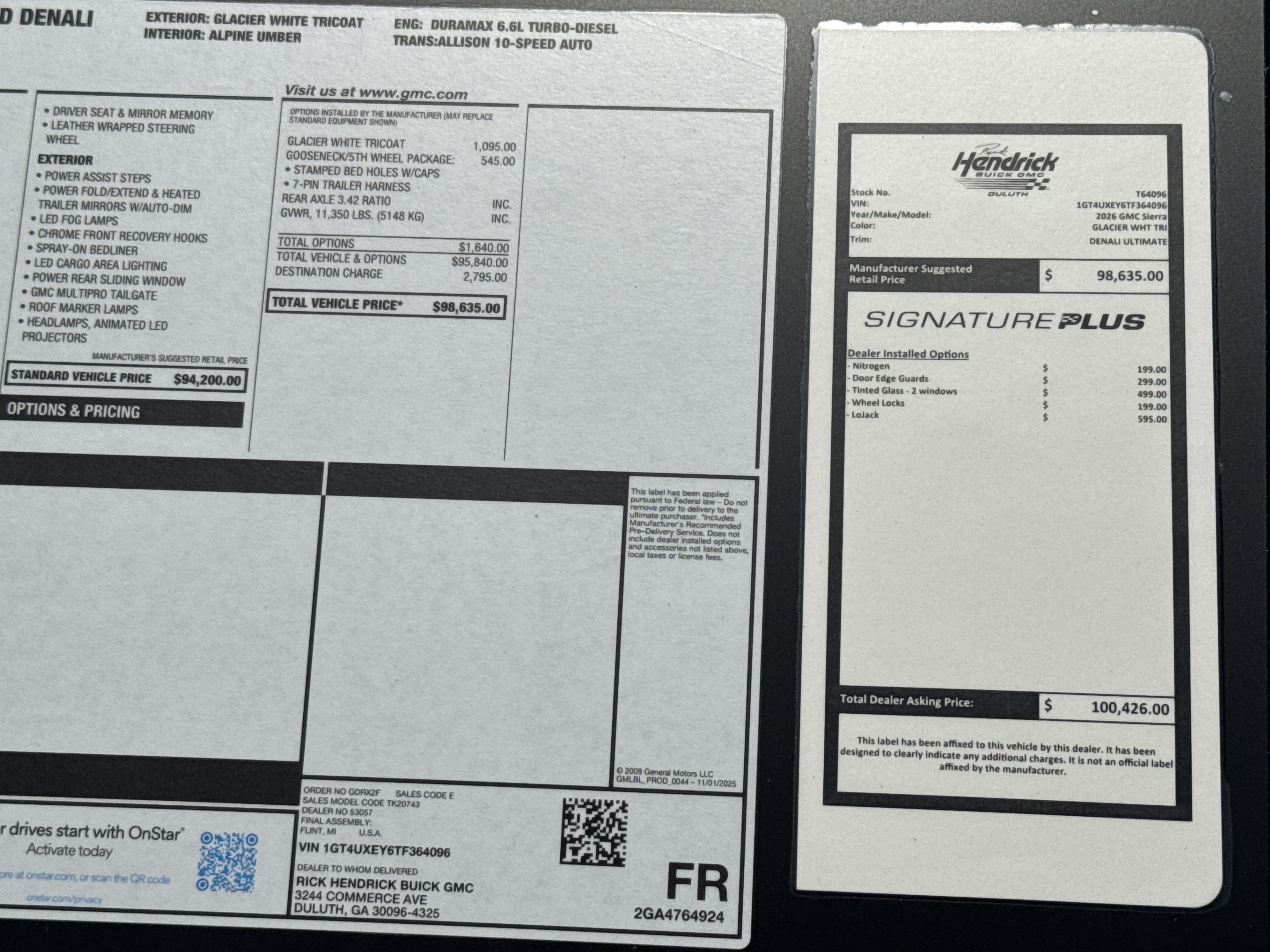 New 2026 GMC Sierra 2500 Denali Ultimate AWD/4WD image 39