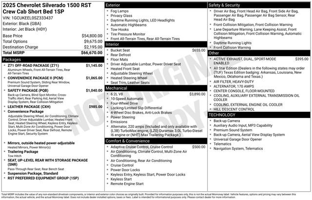 New 2025 Chevrolet Silverado 1500 RST w/ Z71 Off-Road Package image 5