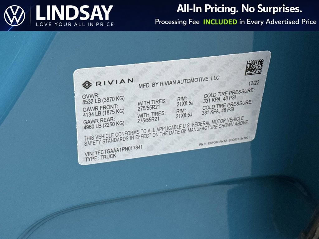 Used 2023 Rivian R1T Adventure image 26