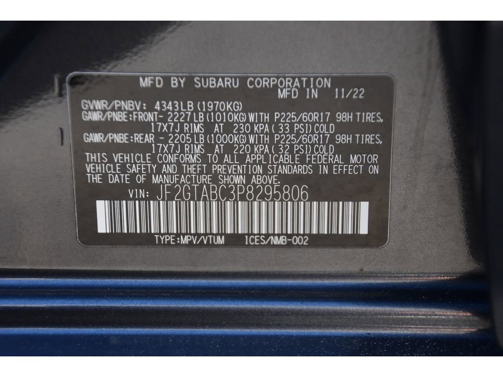 Certified 2023 Subaru Crosstrek 2.0i image 24