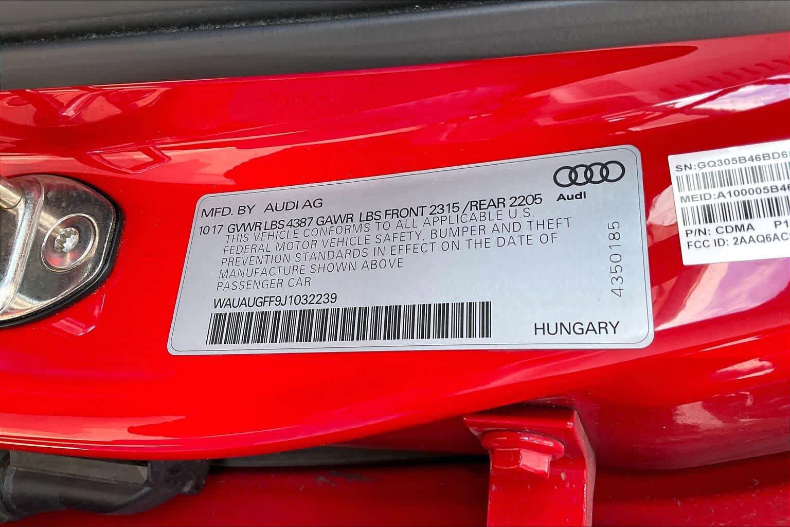 Used 2018 Audi A3 2.0T Premium w/ Convenience Package image 34