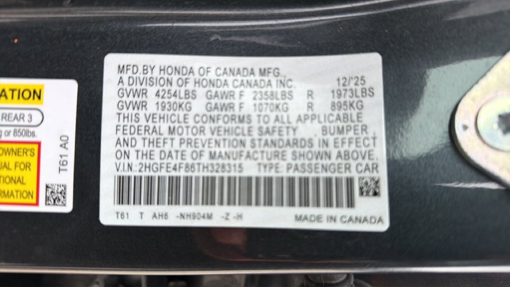 Used 2026 Honda Civic Sport Touring image 19