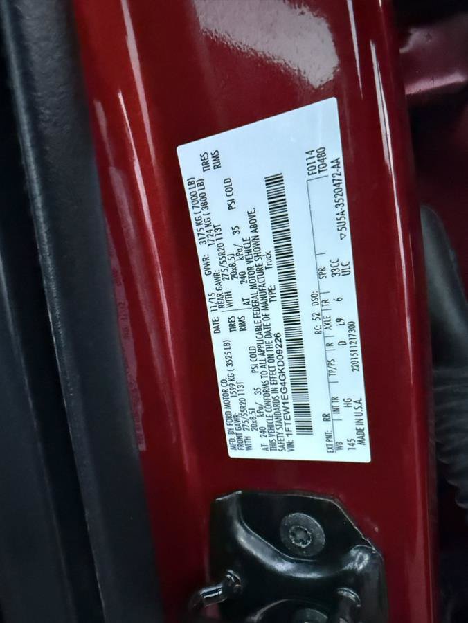 Used 2016 Ford F150 Lariat w/ Equipment Group 502A Luxury AWD/4WD image 38