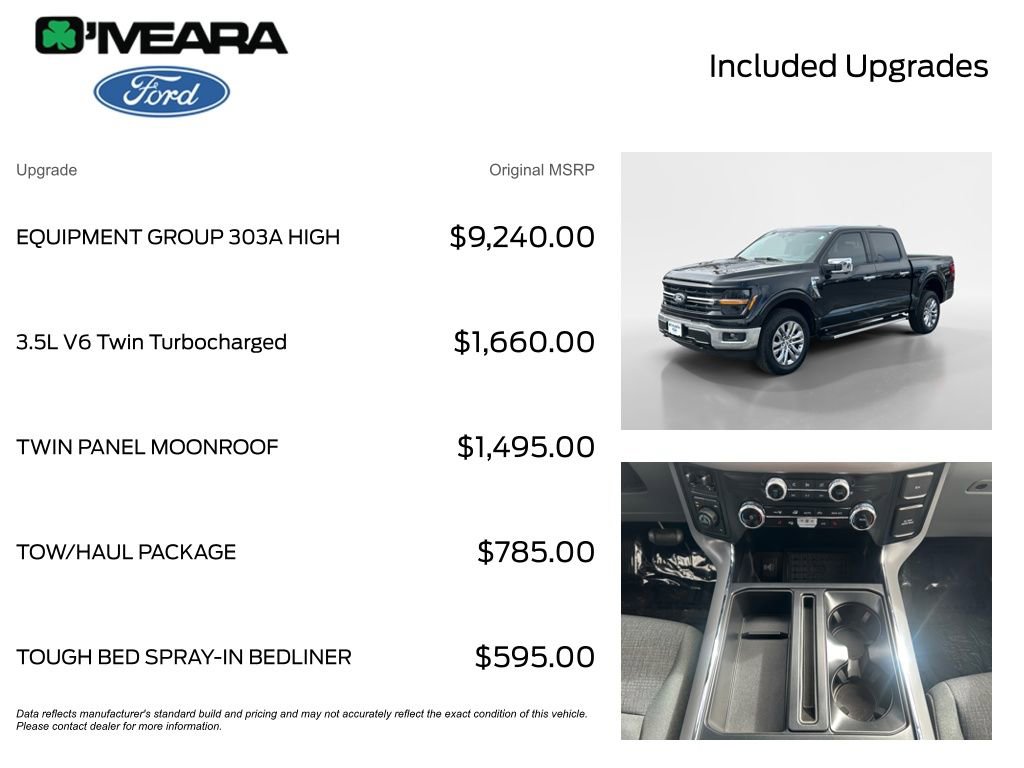 Used 2024 Ford F150 XLT w/ Equipment Group 303A High image 4