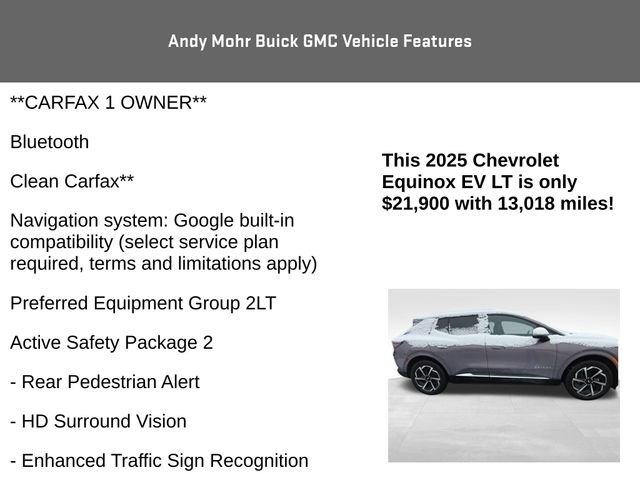 Used 2025 Chevrolet Equinox EV LT w/ Convenience Package image 4