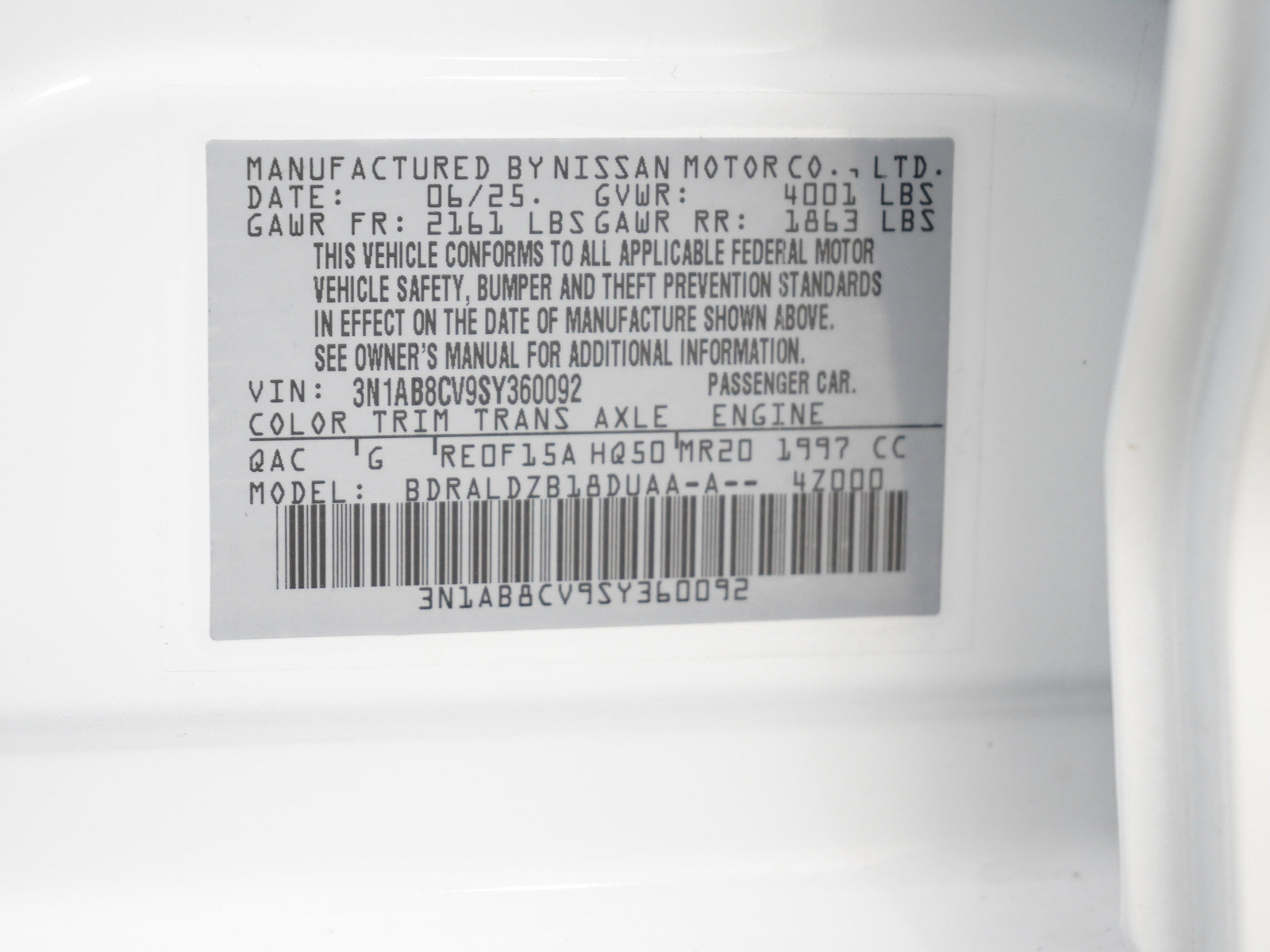 Used 2025 Nissan Sentra SV w/ All-Weather Package FWD image 24