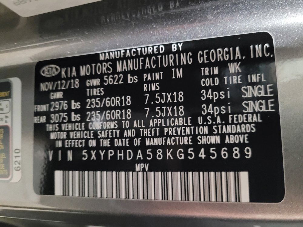 Used 2019 Kia Sorento EX w/ EX Touring Package image 33