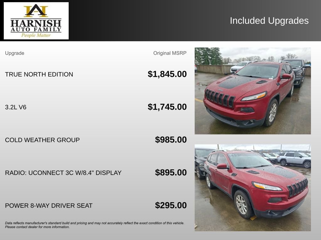 Used 2017 Jeep Cherokee Latitude w/ True North Edition image 4