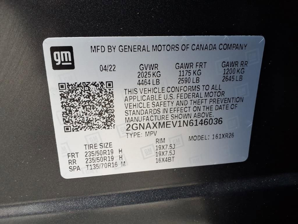 Used 2022 Chevrolet Equinox RS FWD image 32