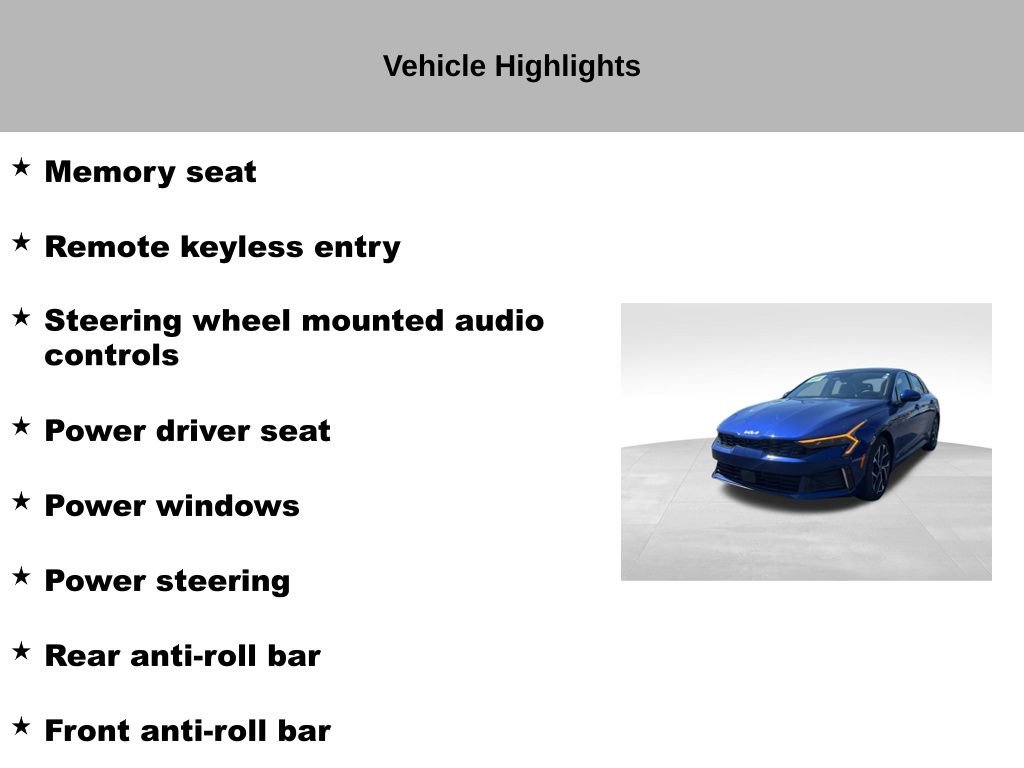 Certified 2025 Kia K5 EX FWD image 28