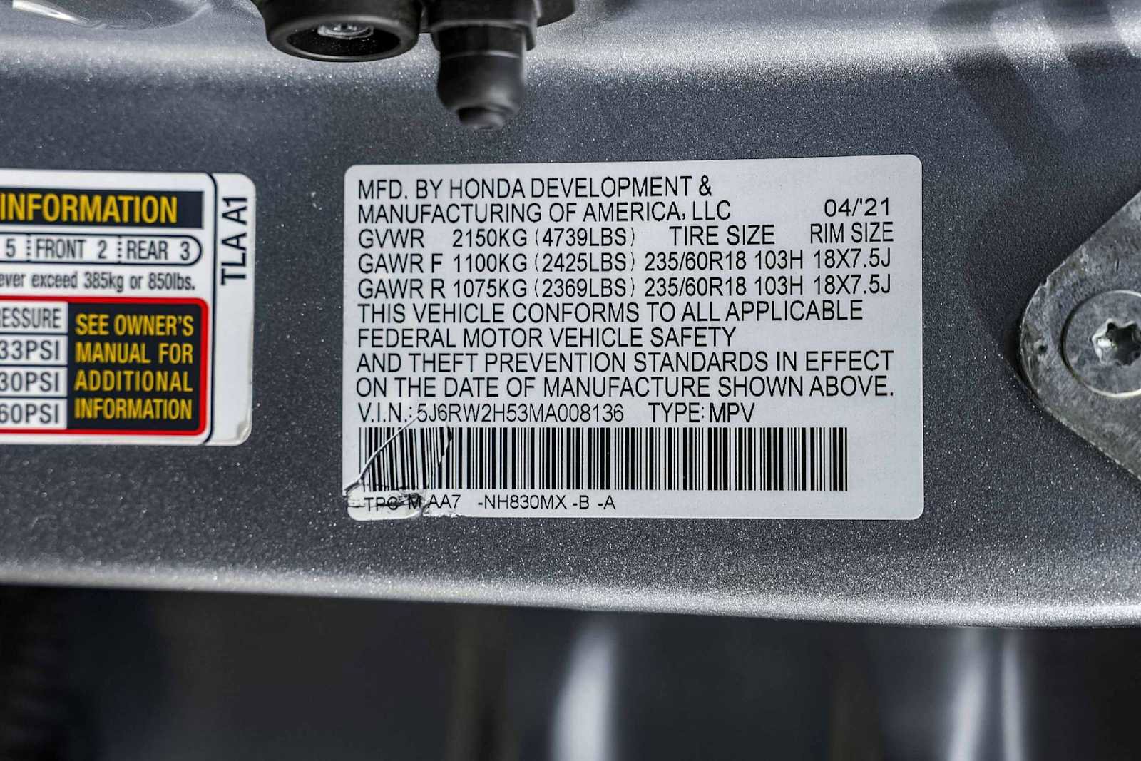 Used 2021 Honda CR-V EX image 30