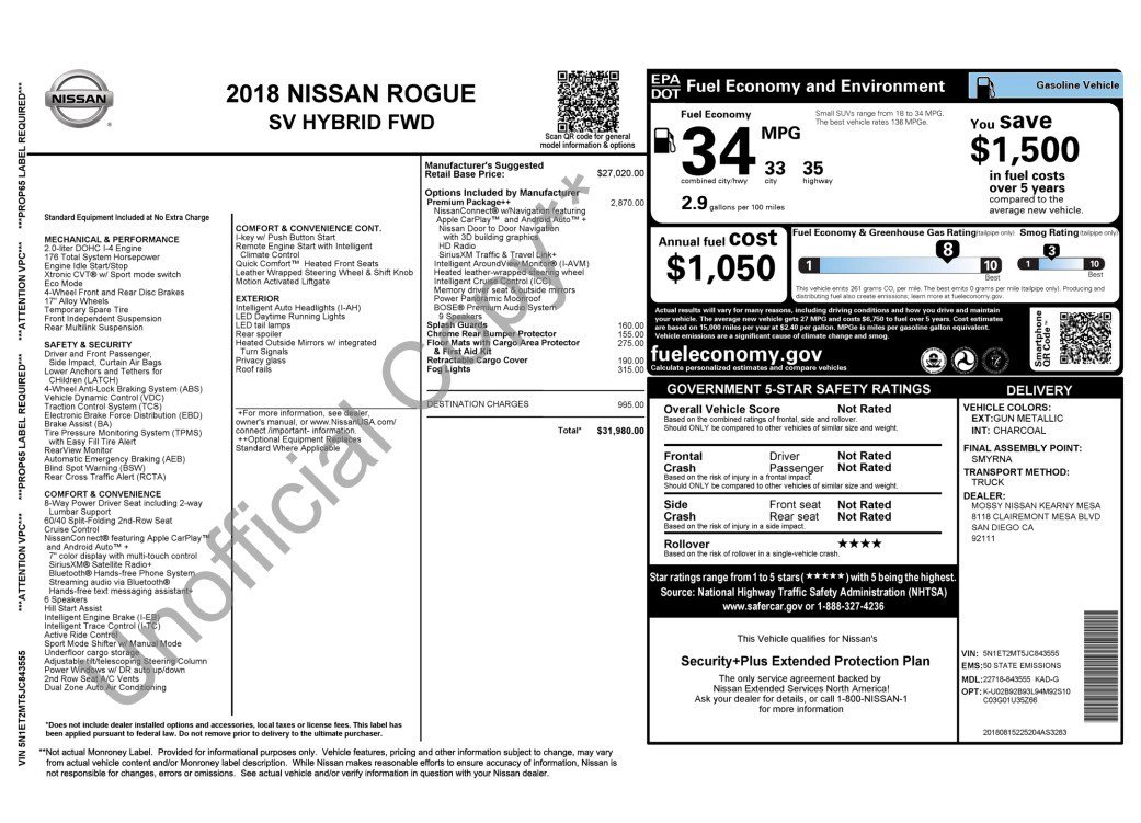 Used 2018 Nissan Rogue SV w/ Premium Package image 4