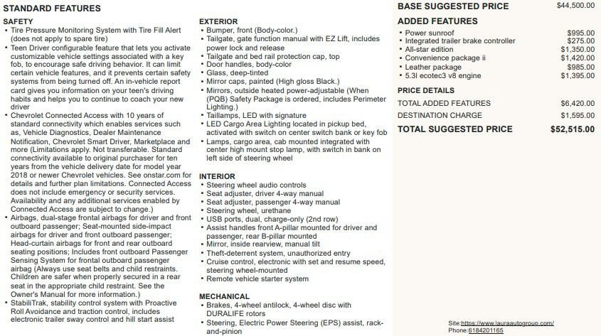 Certified 2019 Chevrolet Silverado 1500 RST AWD/4WD image 2