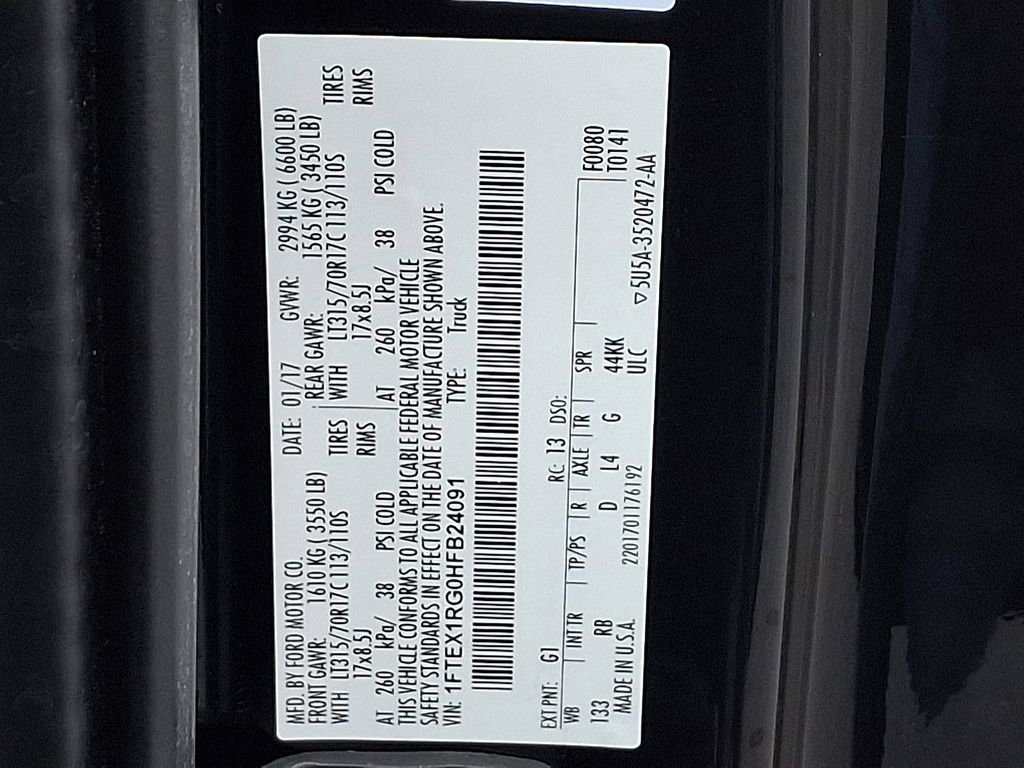 Used 2017 Ford F150 Raptor w/ Equipment Group 802A Luxury image 27